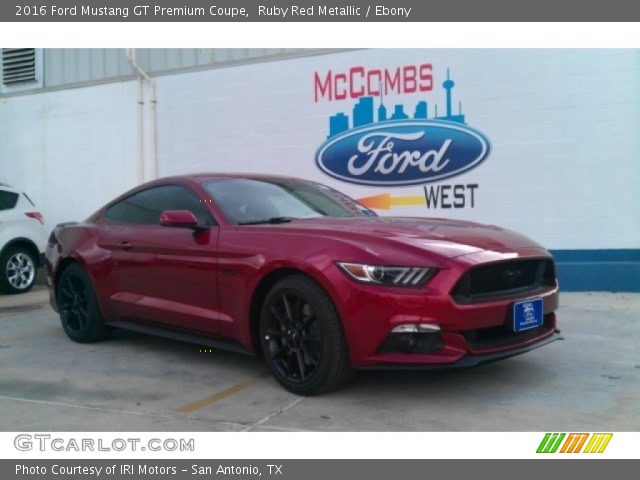 2016 Ford Mustang GT Premium Coupe in Ruby Red Metallic
