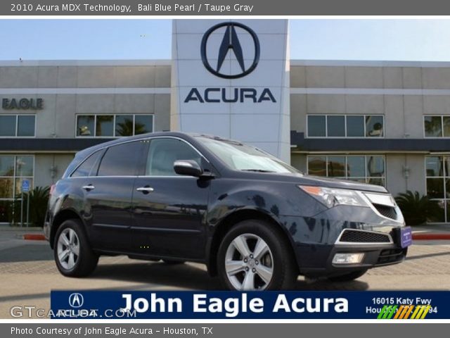 2010 Acura MDX Technology in Bali Blue Pearl