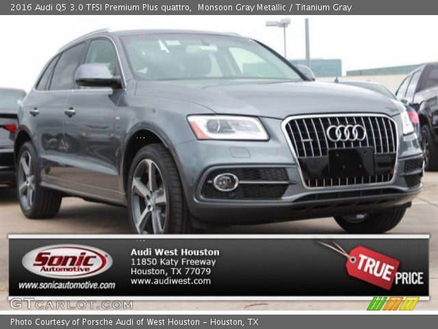 2016 Audi Q5 3.0 TFSI Premium Plus quattro in Monsoon Gray Metallic