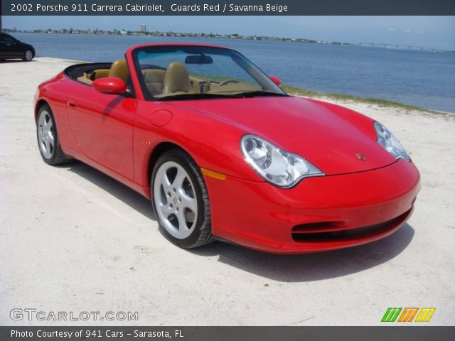 2002 Porsche 911 Carrera Cabriolet in Guards Red