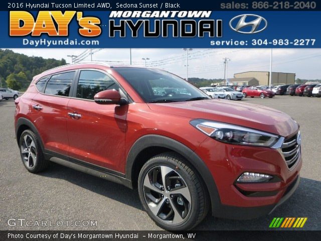 2016 Hyundai Tucson Limited AWD in Sedona Sunset