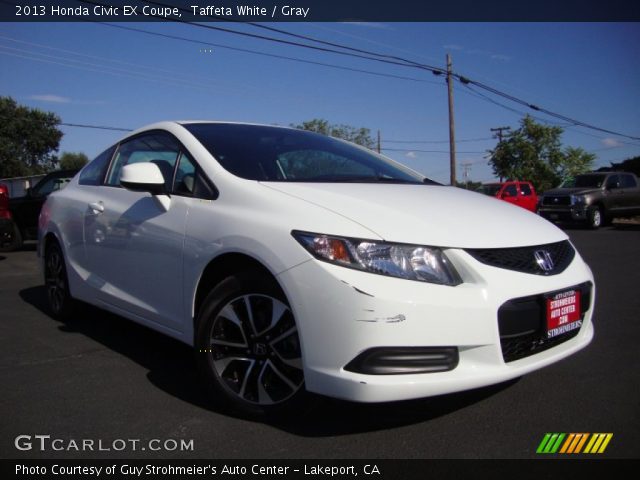 2013 Honda Civic EX Coupe in Taffeta White