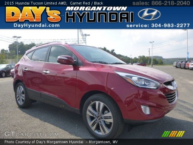 2015 Hyundai Tucson Limited AWD in Garnet Red