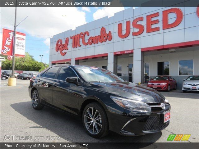 2015 Toyota Camry XSE V6 in Attitude Black Metallic