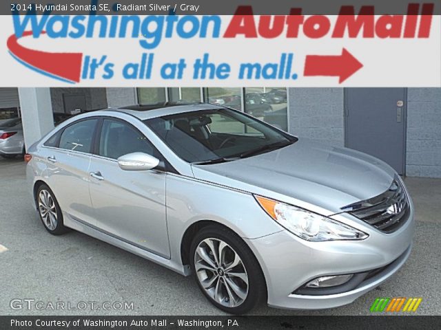 2014 Hyundai Sonata SE in Radiant Silver