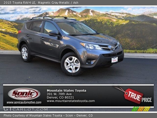 2015 Toyota RAV4 LE in Magnetic Gray Metallic