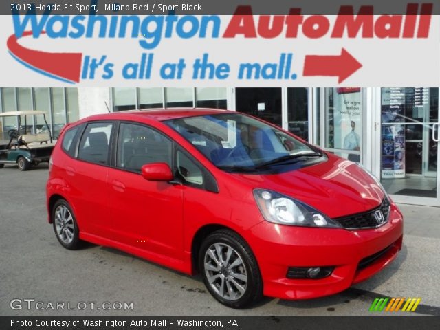 2013 Honda Fit Sport in Milano Red