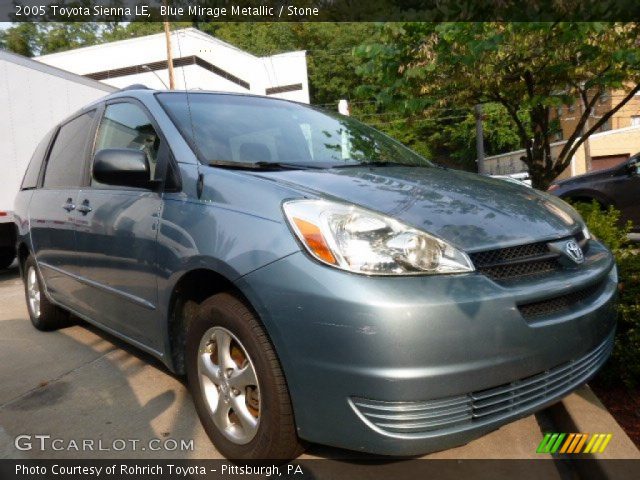2005 Toyota Sienna LE in Blue Mirage Metallic
