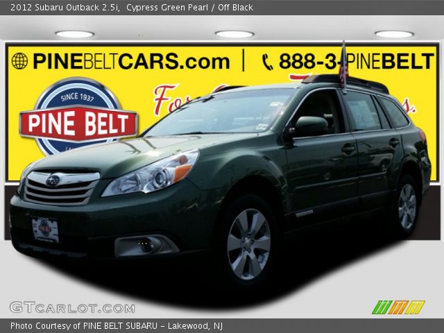 2012 Subaru Outback 2.5i in Cypress Green Pearl