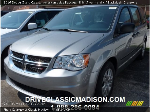 2016 Dodge Grand Caravan American Value Package in Billet Silver Metallic