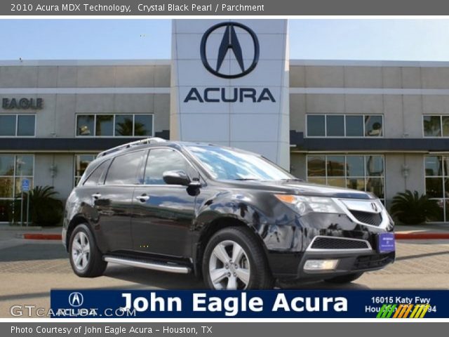 2010 Acura MDX Technology in Crystal Black Pearl