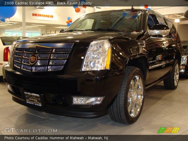 2008 Cadillac Escalade AWD in Black Raven