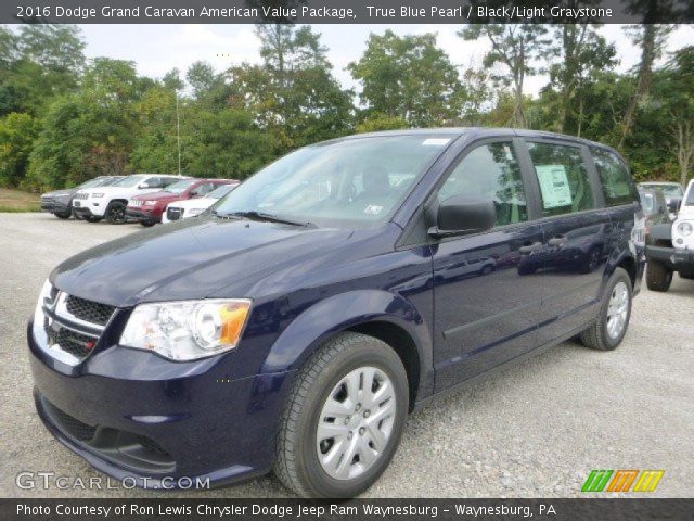 2016 Dodge Grand Caravan American Value Package in True Blue Pearl