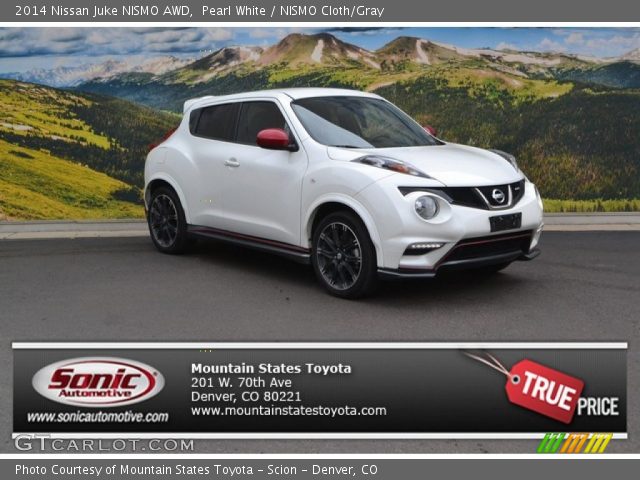 2014 Nissan Juke NISMO AWD in Pearl White