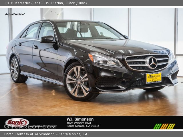2016 Mercedes-Benz E 350 Sedan in Black