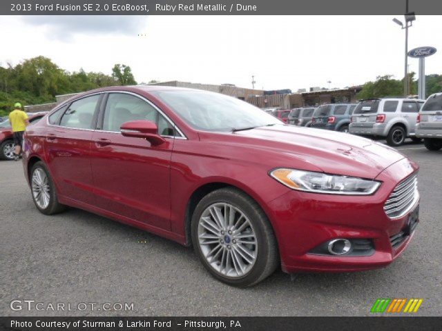 2013 Ford Fusion SE 2.0 EcoBoost in Ruby Red Metallic