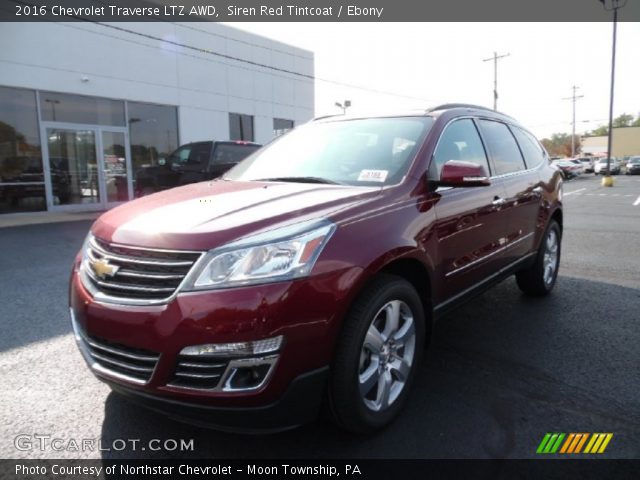 2016 Chevrolet Traverse LTZ AWD in Siren Red Tintcoat