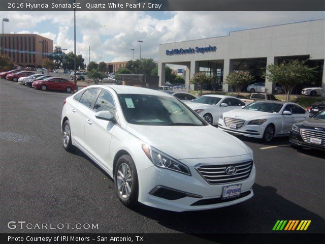 2016 Hyundai Sonata SE in Quartz White Pearl