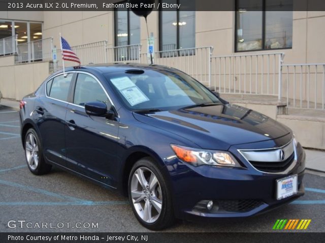 2013 Acura ILX 2.0L Premium in Fathom Blue Pearl