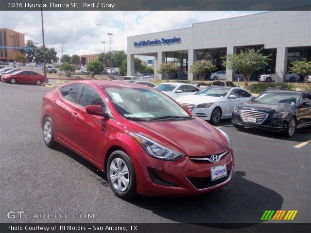2016 Hyundai Elantra SE in Red