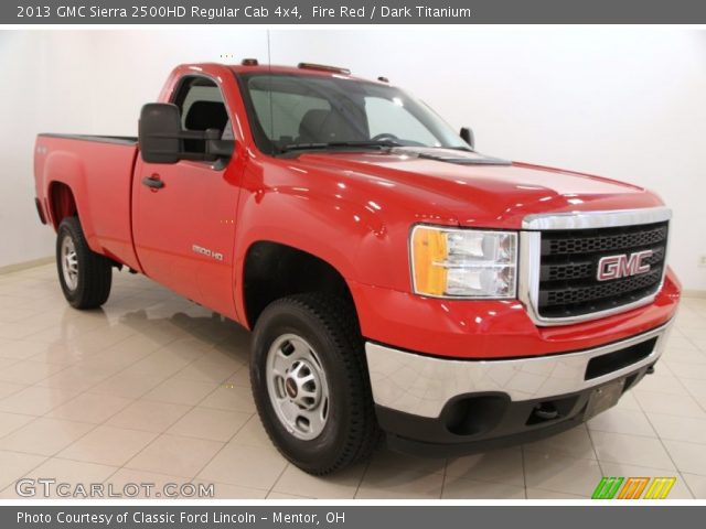 2013 GMC Sierra 2500HD Regular Cab 4x4 in Fire Red