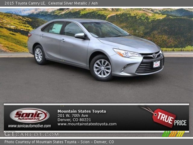 2015 Toyota Camry LE in Celestial Silver Metallic