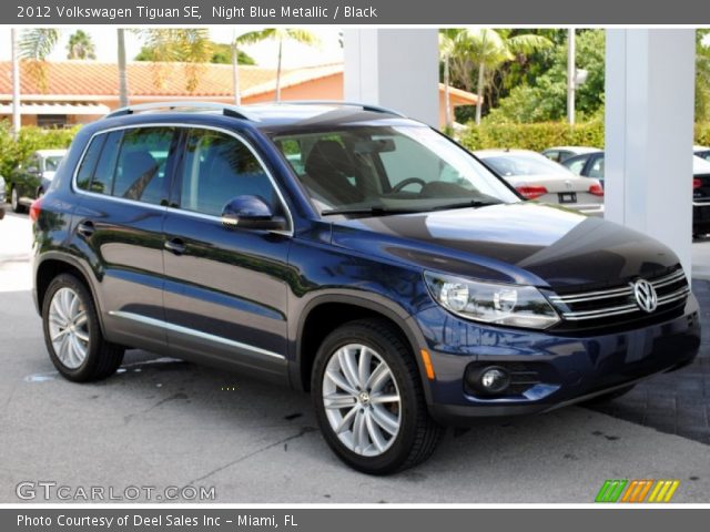 2012 Volkswagen Tiguan SE in Night Blue Metallic