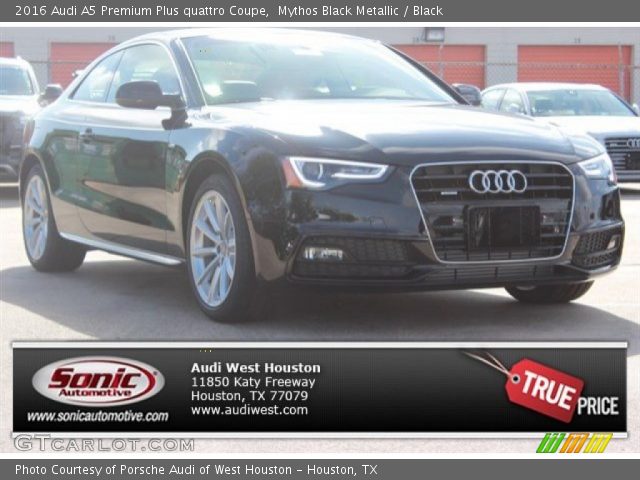 2016 Audi A5 Premium Plus quattro Coupe in Mythos Black Metallic