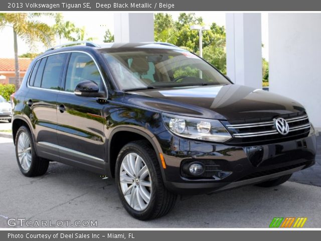 2013 Volkswagen Tiguan SE in Deep Black Metallic