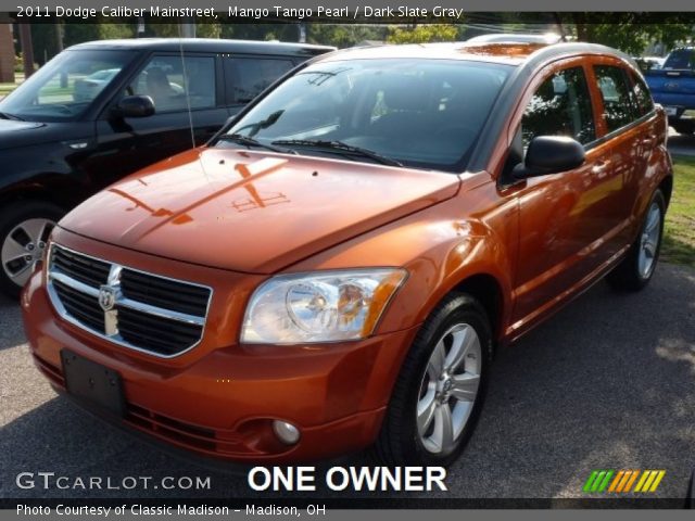 2011 Dodge Caliber Mainstreet in Mango Tango Pearl