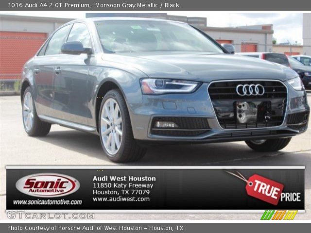 2016 Audi A4 2.0T Premium in Monsoon Gray Metallic