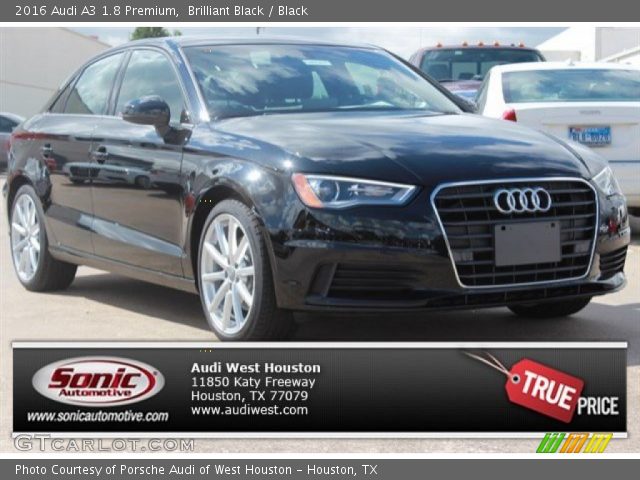 2016 Audi A3 1.8 Premium in Brilliant Black