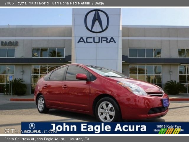 2006 Toyota Prius Hybrid in Barcelona Red Metallic