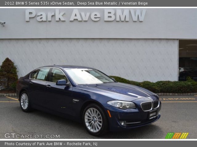 2012 BMW 5 Series 535i xDrive Sedan in Deep Sea Blue Metallic