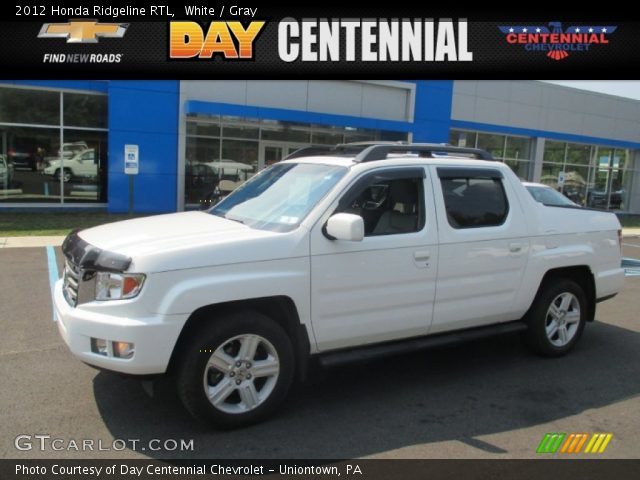 2012 Honda Ridgeline RTL in White