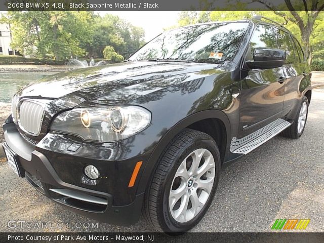 2008 BMW X5 4.8i in Black Sapphire Metallic