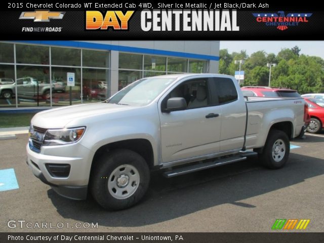 2015 Chevrolet Colorado WT Extended Cab 4WD in Silver Ice Metallic
