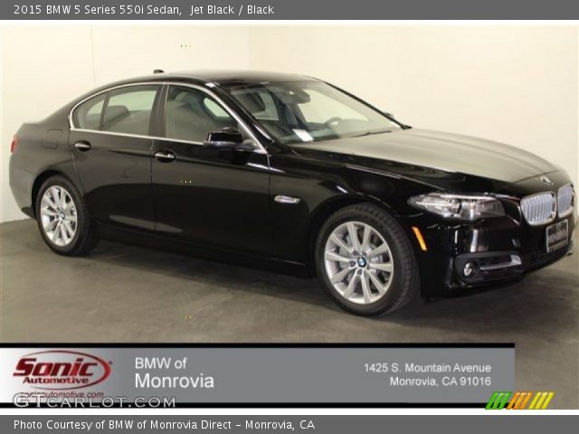 2015 BMW 5 Series 550i Sedan in Jet Black