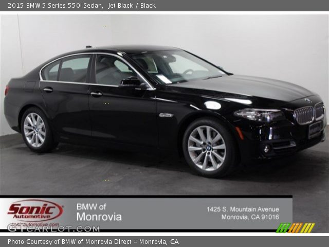 2015 BMW 5 Series 550i Sedan in Jet Black