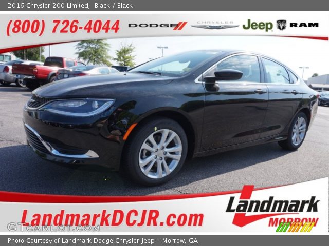 2016 Chrysler 200 Limited in Black