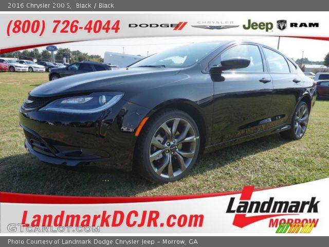 2016 Chrysler 200 S in Black