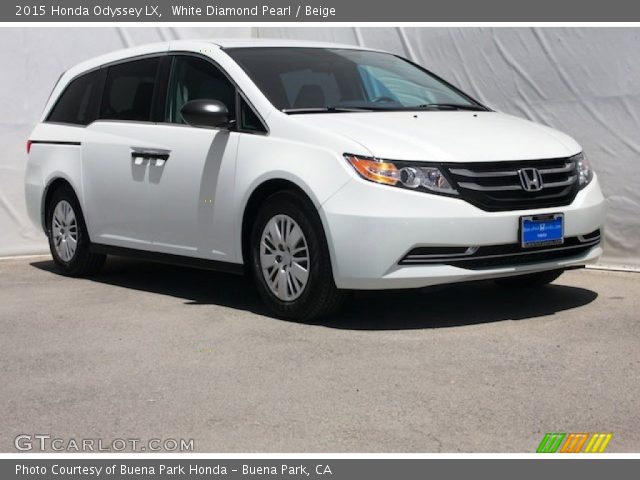 2015 Honda Odyssey LX in White Diamond Pearl