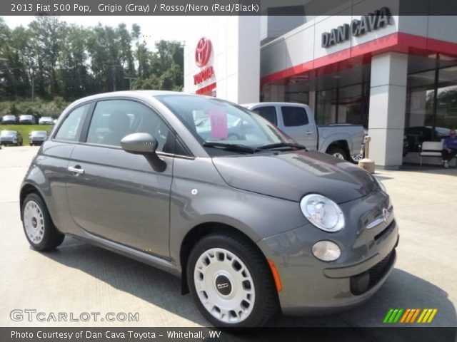 2013 Fiat 500 Pop in Grigio (Gray)