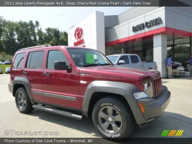 2011 Jeep Liberty Renegade 4x4 in Deep Cherry Red Crystal Pearl