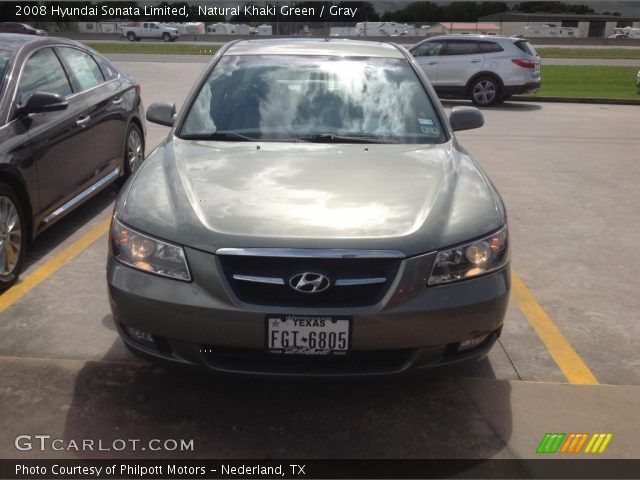 2008 Hyundai Sonata Limited in Natural Khaki Green