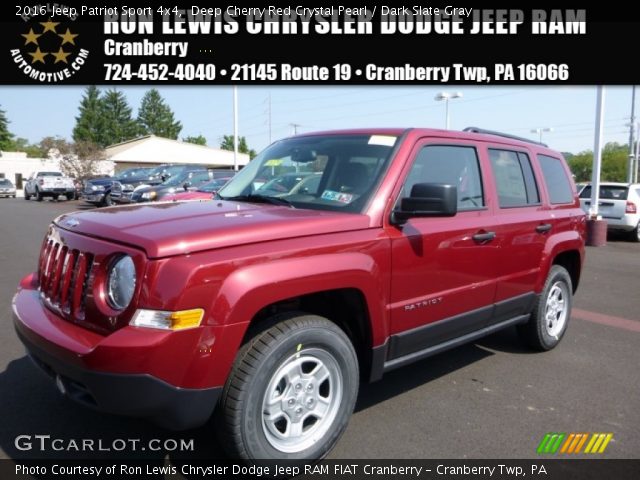 2016 Jeep Patriot Sport 4x4 in Deep Cherry Red Crystal Pearl