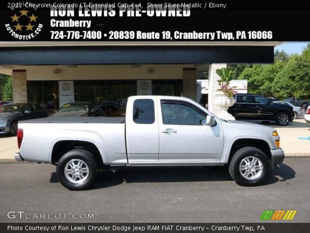 2012 Chevrolet Colorado LT Extended Cab 4x4 in Sheer Silver Metallic
