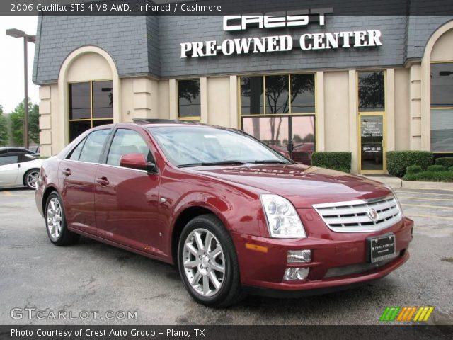 2006 Cadillac STS 4 V8 AWD in Infrared