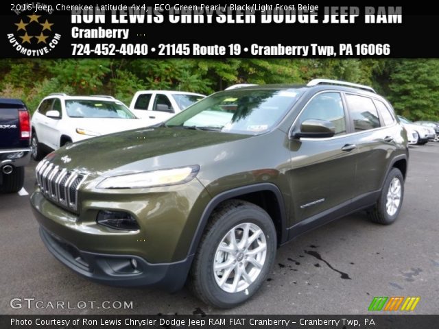 2016 Jeep Cherokee Latitude 4x4 in ECO Green Pearl