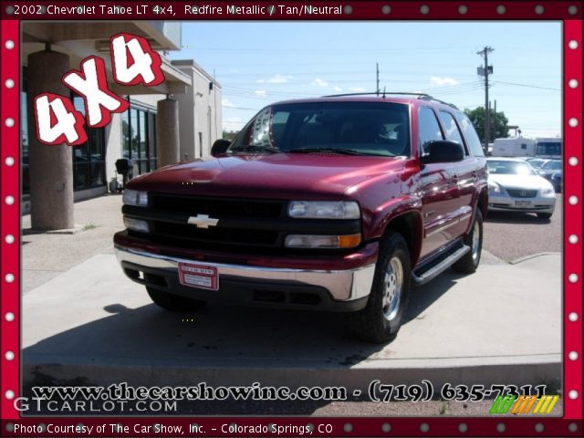 2002 Chevrolet Tahoe LT 4x4 in Redfire Metallic